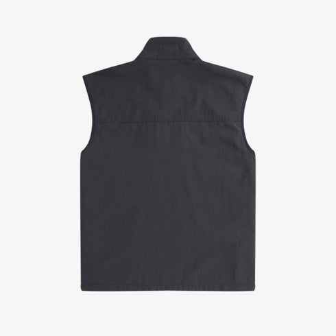 Fred Perry Gilet Gilet Uomo in nylon Grigio scuro - Francavilla Moda